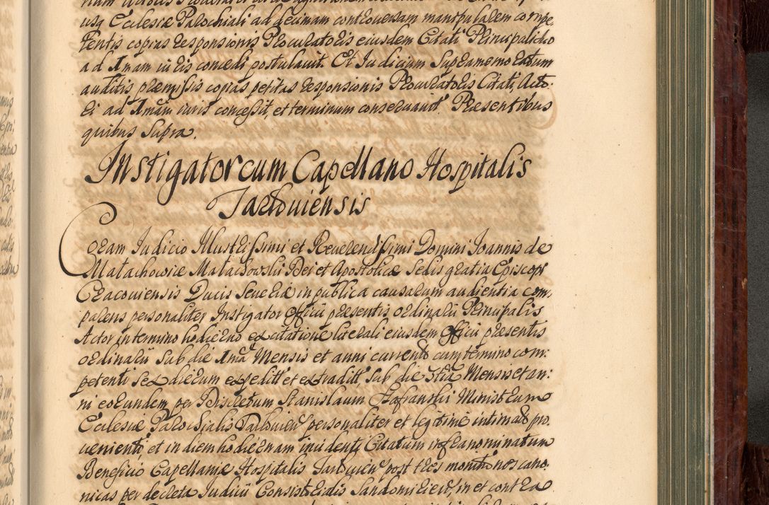 Zdjęcie nr 844 dla obiektu archiwalnego: Acta actorum episcopalium R. D. Joannis a Małachowice Małachowski, episcopi Cracoviensis a die 16 Julii anni 1688 et 1689 acticatorum. Volumen IV