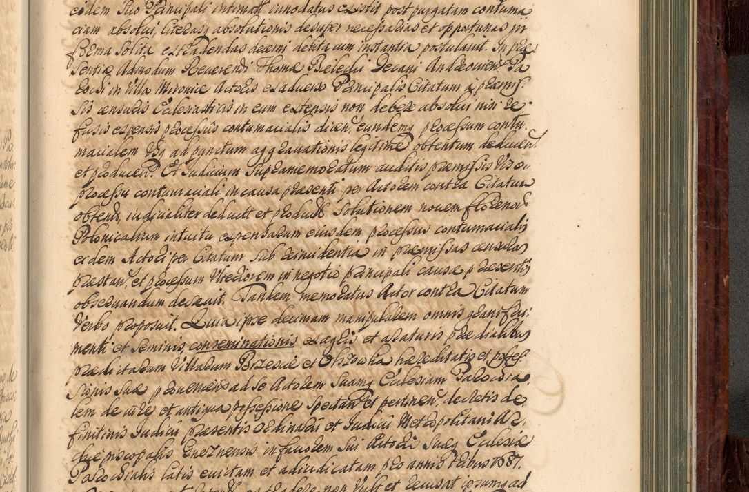 Zdjęcie nr 838 dla obiektu archiwalnego: Acta actorum episcopalium R. D. Joannis a Małachowice Małachowski, episcopi Cracoviensis a die 16 Julii anni 1688 et 1689 acticatorum. Volumen IV