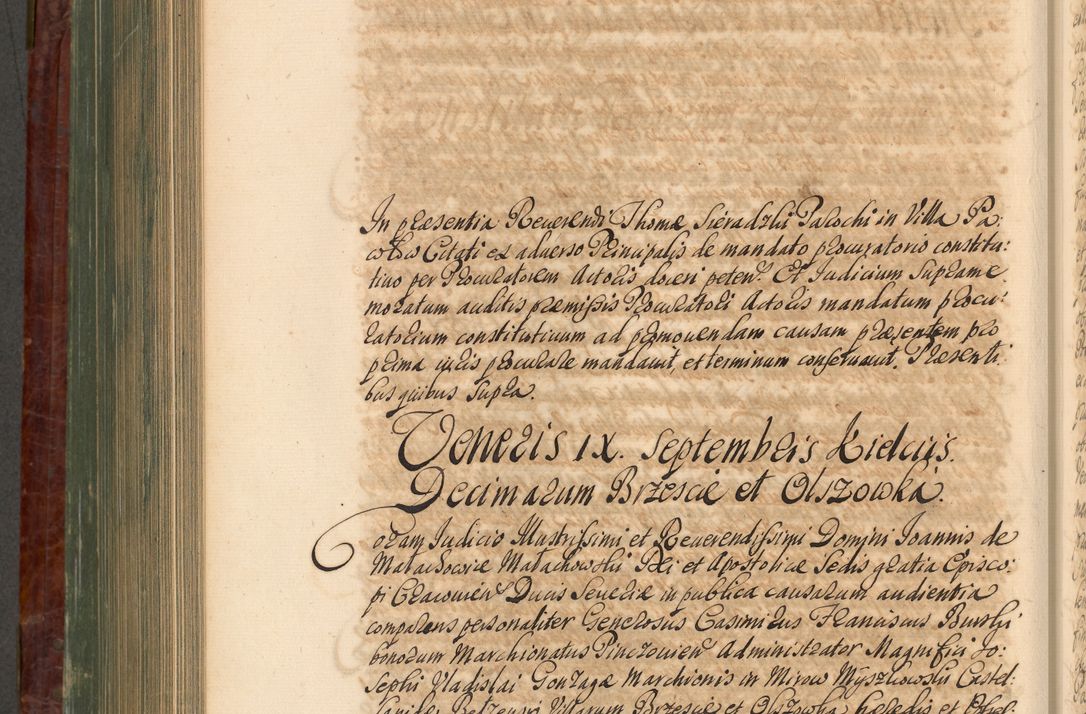 Zdjęcie nr 837 dla obiektu archiwalnego: Acta actorum episcopalium R. D. Joannis a Małachowice Małachowski, episcopi Cracoviensis a die 16 Julii anni 1688 et 1689 acticatorum. Volumen IV