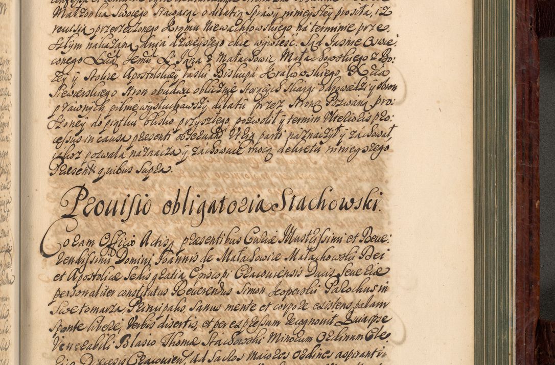 Zdjęcie nr 834 dla obiektu archiwalnego: Acta actorum episcopalium R. D. Joannis a Małachowice Małachowski, episcopi Cracoviensis a die 16 Julii anni 1688 et 1689 acticatorum. Volumen IV