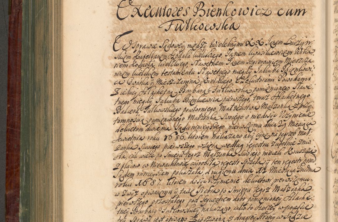 Zdjęcie nr 833 dla obiektu archiwalnego: Acta actorum episcopalium R. D. Joannis a Małachowice Małachowski, episcopi Cracoviensis a die 16 Julii anni 1688 et 1689 acticatorum. Volumen IV