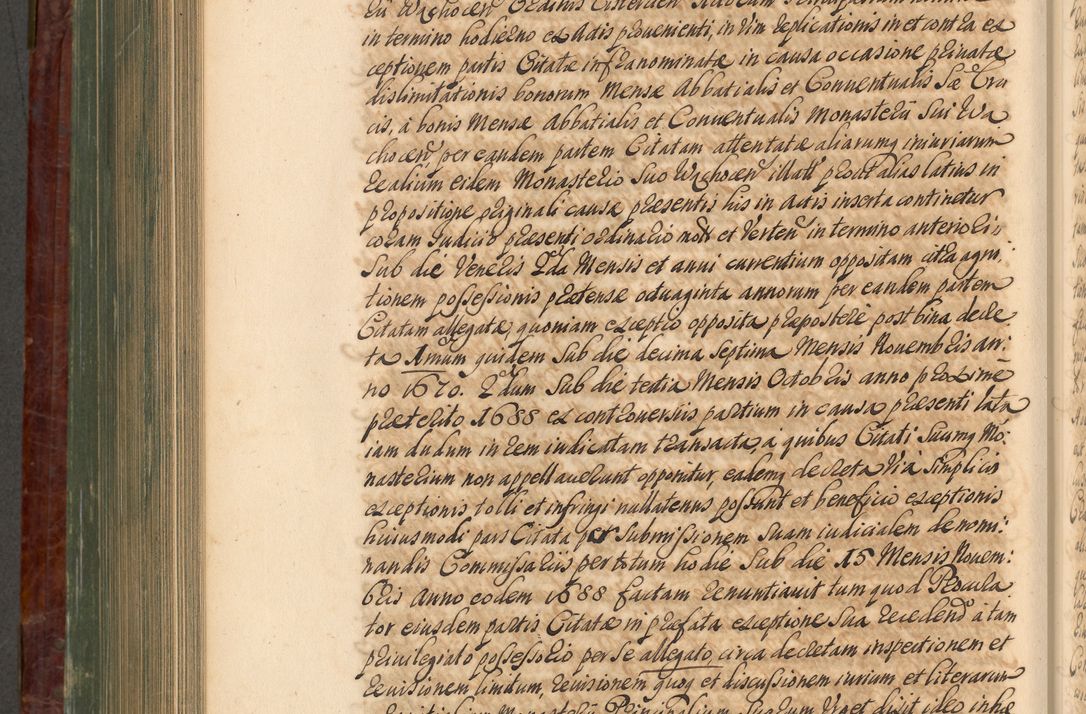 Zdjęcie nr 831 dla obiektu archiwalnego: Acta actorum episcopalium R. D. Joannis a Małachowice Małachowski, episcopi Cracoviensis a die 16 Julii anni 1688 et 1689 acticatorum. Volumen IV
