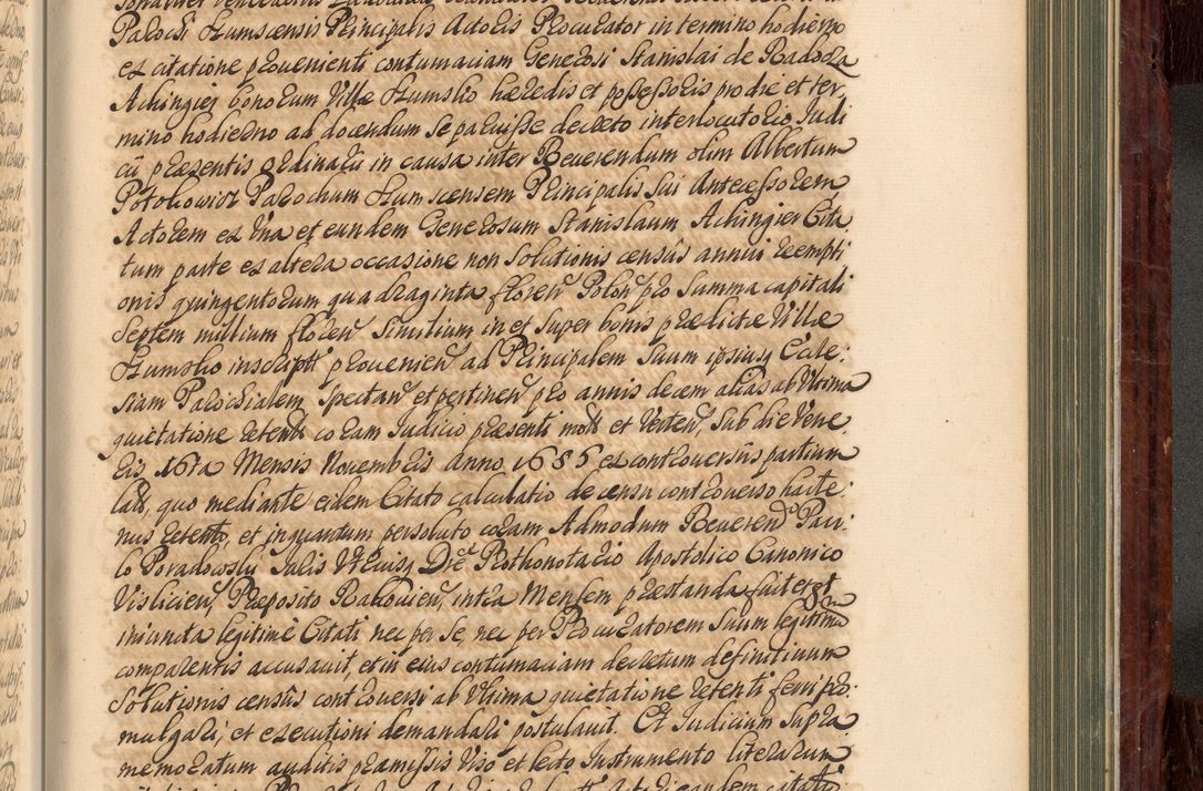 Zdjęcie nr 830 dla obiektu archiwalnego: Acta actorum episcopalium R. D. Joannis a Małachowice Małachowski, episcopi Cracoviensis a die 16 Julii anni 1688 et 1689 acticatorum. Volumen IV