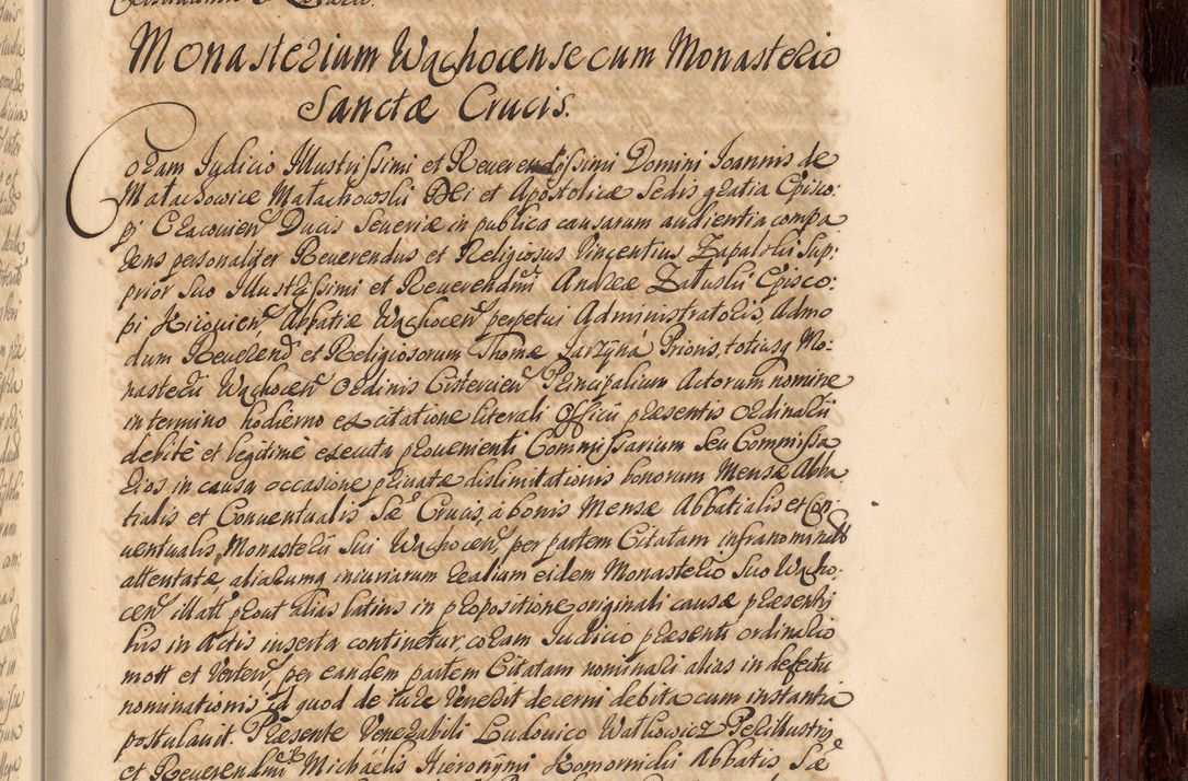 Zdjęcie nr 820 dla obiektu archiwalnego: Acta actorum episcopalium R. D. Joannis a Małachowice Małachowski, episcopi Cracoviensis a die 16 Julii anni 1688 et 1689 acticatorum. Volumen IV