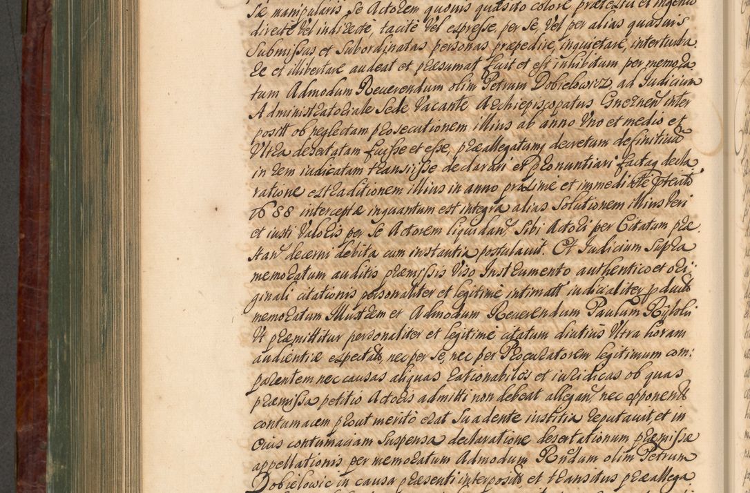 Zdjęcie nr 819 dla obiektu archiwalnego: Acta actorum episcopalium R. D. Joannis a Małachowice Małachowski, episcopi Cracoviensis a die 16 Julii anni 1688 et 1689 acticatorum. Volumen IV