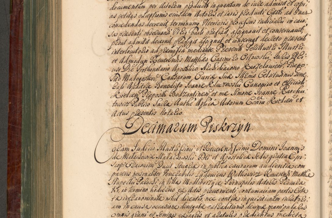 Zdjęcie nr 815 dla obiektu archiwalnego: Acta actorum episcopalium R. D. Joannis a Małachowice Małachowski, episcopi Cracoviensis a die 16 Julii anni 1688 et 1689 acticatorum. Volumen IV
