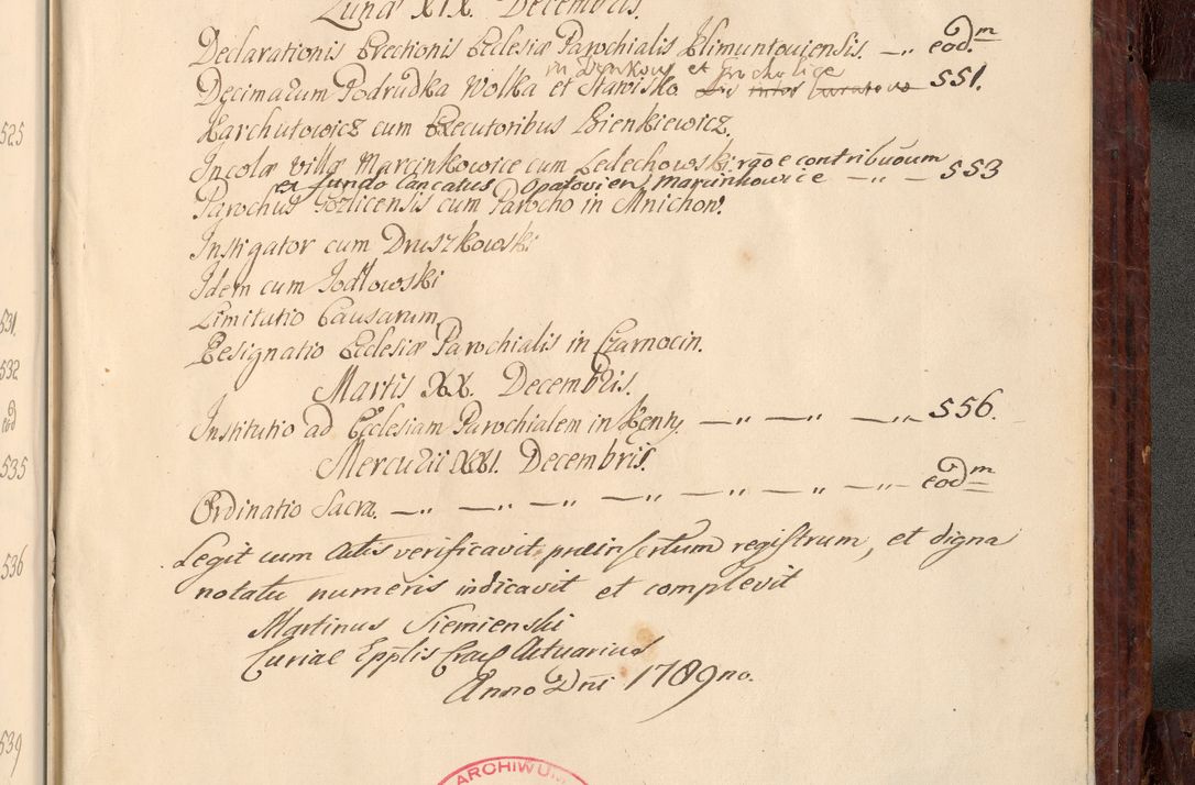 Zdjęcie nr 1154 dla obiektu archiwalnego: Acta actorum episcopalium R. D. Joannis a Małachowice Małachowski, episcopi Cracoviensis a die 16 Julii anni 1688 et 1689 acticatorum. Volumen IV