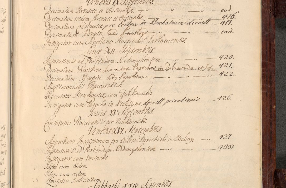 Zdjęcie nr 1148 dla obiektu archiwalnego: Acta actorum episcopalium R. D. Joannis a Małachowice Małachowski, episcopi Cracoviensis a die 16 Julii anni 1688 et 1689 acticatorum. Volumen IV