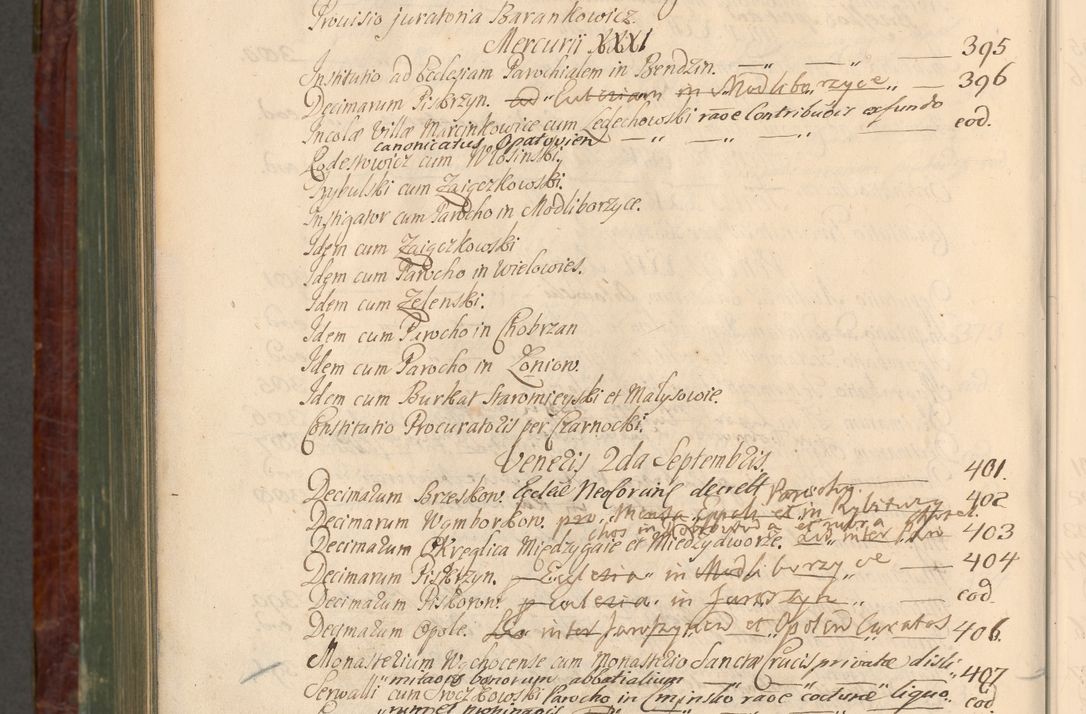 Zdjęcie nr 1147 dla obiektu archiwalnego: Acta actorum episcopalium R. D. Joannis a Małachowice Małachowski, episcopi Cracoviensis a die 16 Julii anni 1688 et 1689 acticatorum. Volumen IV