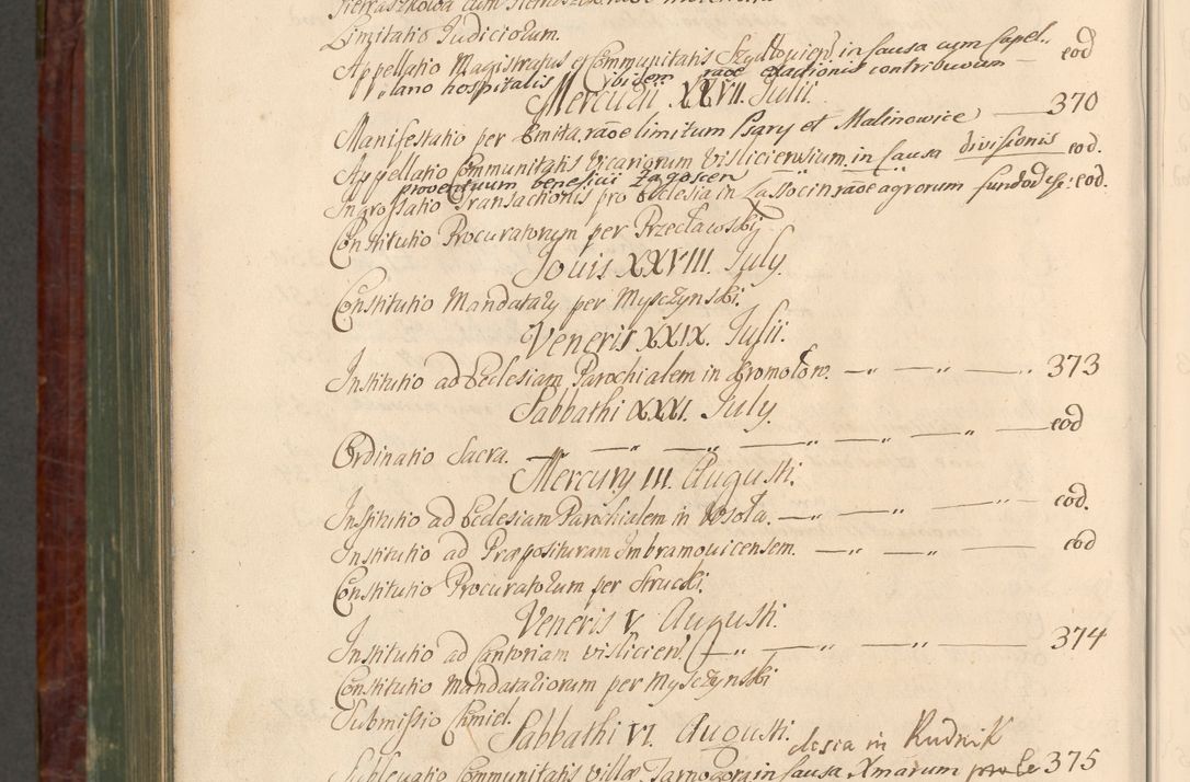 Zdjęcie nr 1145 dla obiektu archiwalnego: Acta actorum episcopalium R. D. Joannis a Małachowice Małachowski, episcopi Cracoviensis a die 16 Julii anni 1688 et 1689 acticatorum. Volumen IV