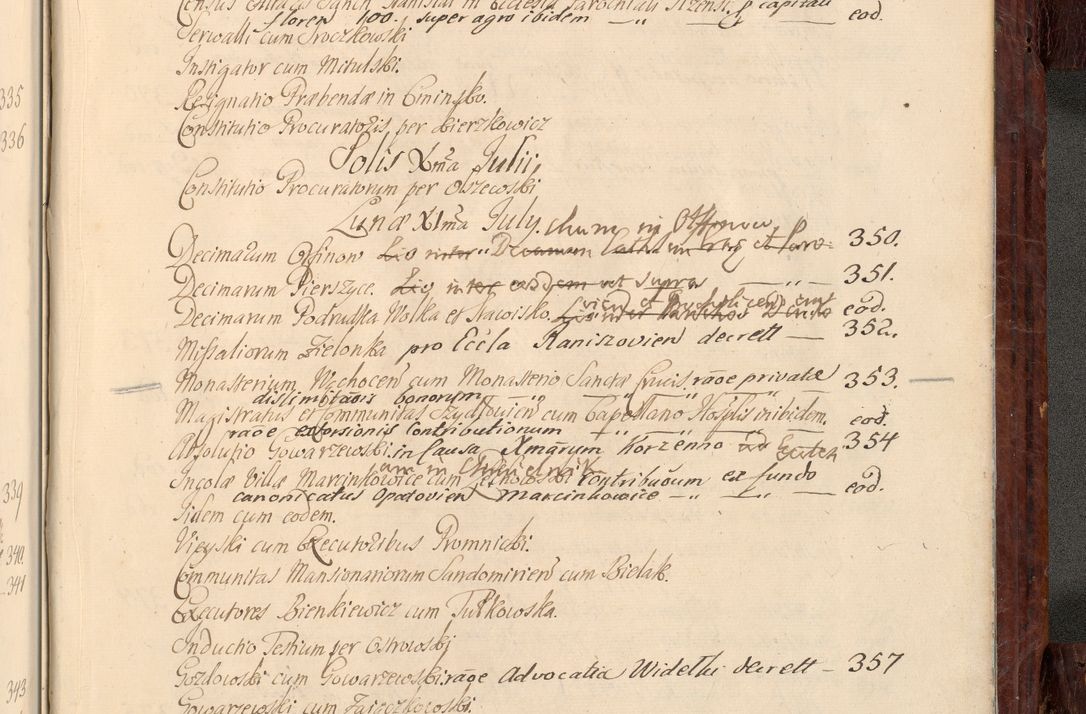 Zdjęcie nr 1144 dla obiektu archiwalnego: Acta actorum episcopalium R. D. Joannis a Małachowice Małachowski, episcopi Cracoviensis a die 16 Julii anni 1688 et 1689 acticatorum. Volumen IV