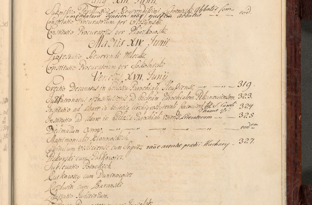 Zdjęcie nr 1142 dla obiektu archiwalnego: Acta actorum episcopalium R. D. Joannis a Małachowice Małachowski, episcopi Cracoviensis a die 16 Julii anni 1688 et 1689 acticatorum. Volumen IV