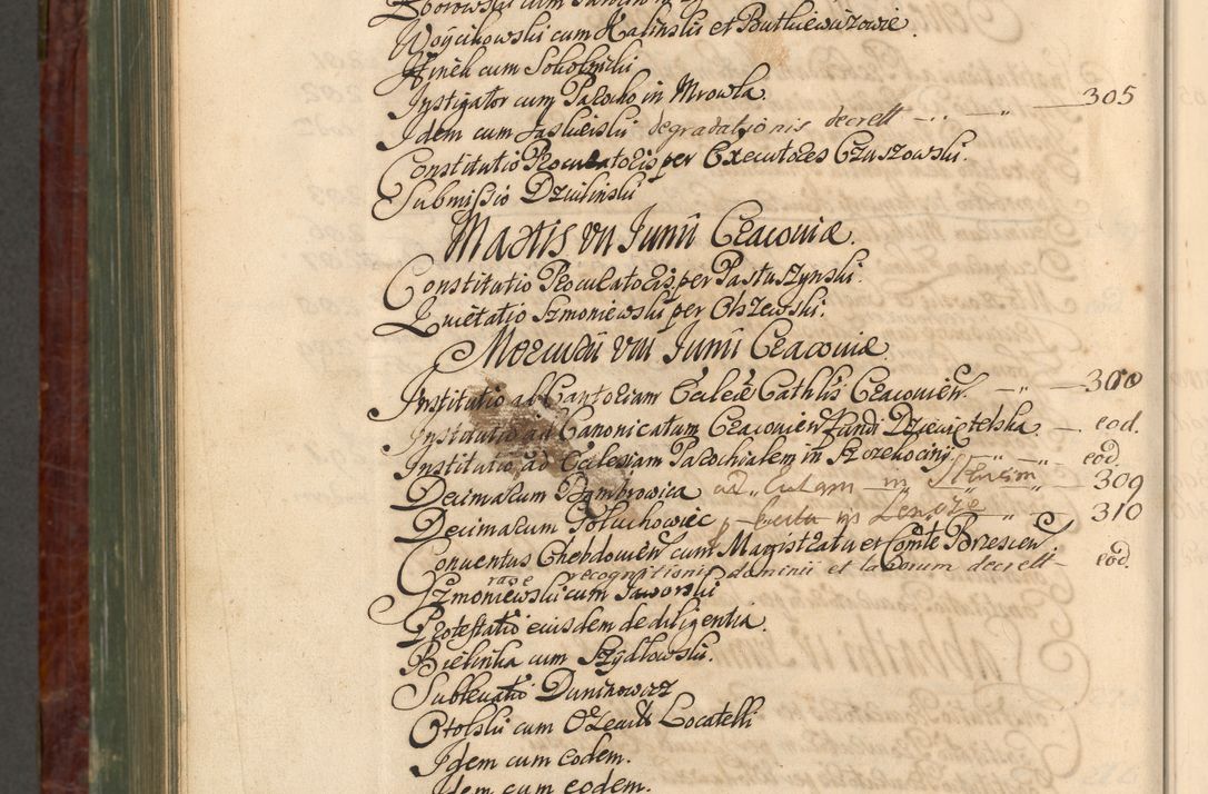 Zdjęcie nr 1141 dla obiektu archiwalnego: Acta actorum episcopalium R. D. Joannis a Małachowice Małachowski, episcopi Cracoviensis a die 16 Julii anni 1688 et 1689 acticatorum. Volumen IV