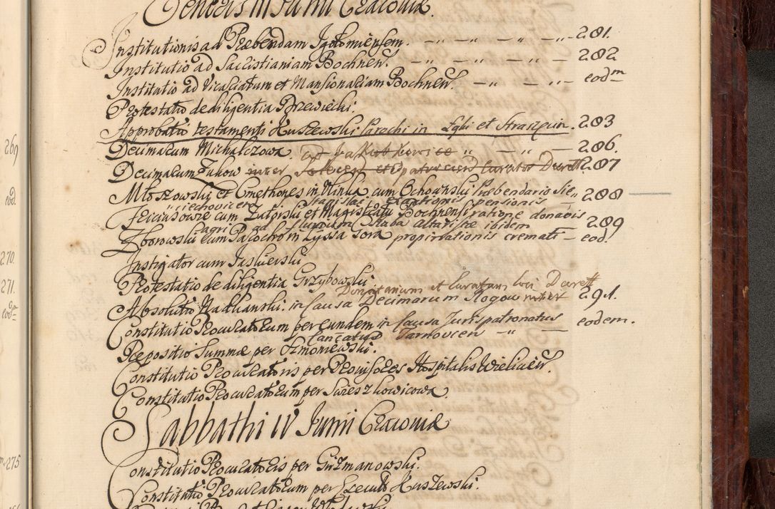 Zdjęcie nr 1140 dla obiektu archiwalnego: Acta actorum episcopalium R. D. Joannis a Małachowice Małachowski, episcopi Cracoviensis a die 16 Julii anni 1688 et 1689 acticatorum. Volumen IV