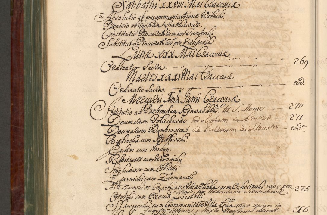 Zdjęcie nr 1139 dla obiektu archiwalnego: Acta actorum episcopalium R. D. Joannis a Małachowice Małachowski, episcopi Cracoviensis a die 16 Julii anni 1688 et 1689 acticatorum. Volumen IV