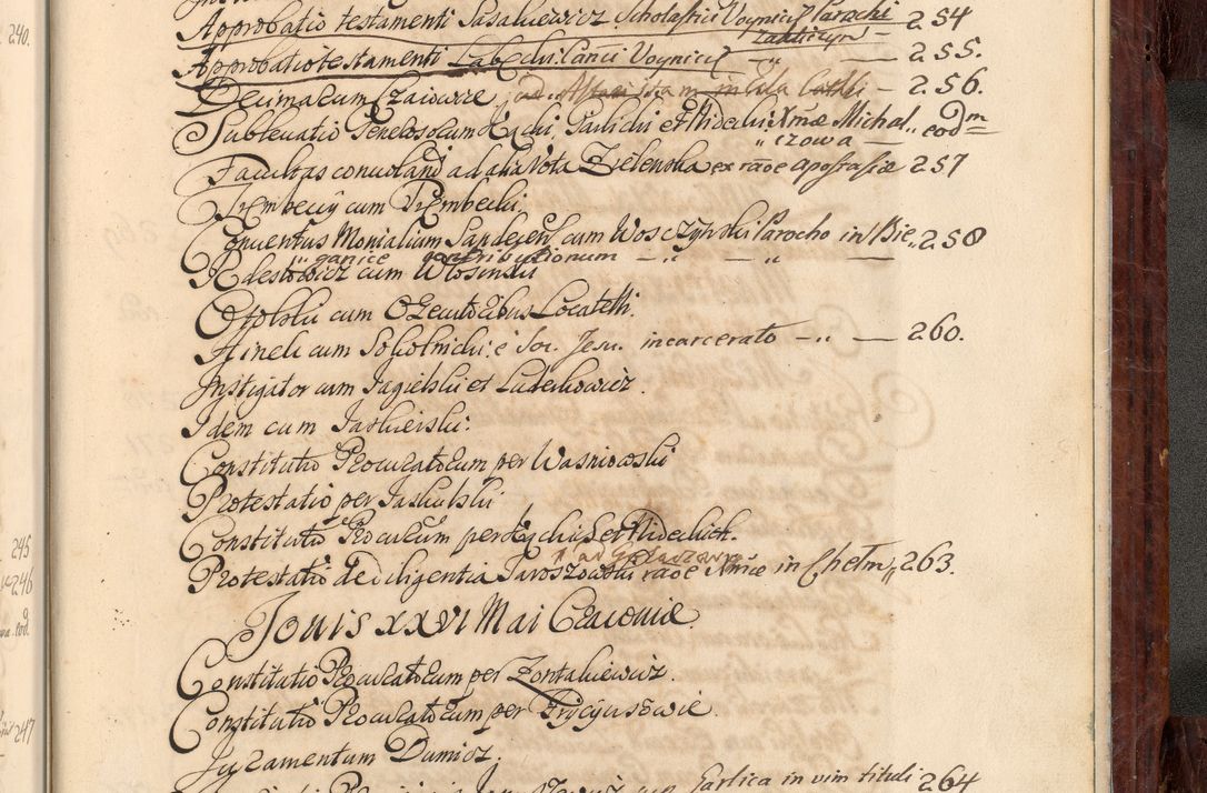 Zdjęcie nr 1138 dla obiektu archiwalnego: Acta actorum episcopalium R. D. Joannis a Małachowice Małachowski, episcopi Cracoviensis a die 16 Julii anni 1688 et 1689 acticatorum. Volumen IV