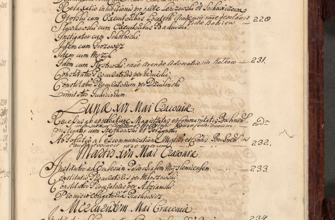 Zdjęcie nr 1136 dla obiektu archiwalnego: Acta actorum episcopalium R. D. Joannis a Małachowice Małachowski, episcopi Cracoviensis a die 16 Julii anni 1688 et 1689 acticatorum. Volumen IV