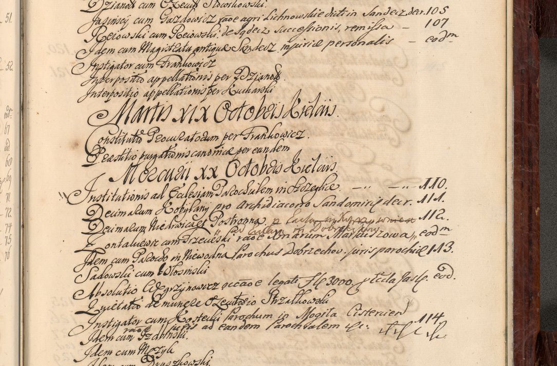 Zdjęcie nr 1130 dla obiektu archiwalnego: Acta actorum episcopalium R. D. Joannis a Małachowice Małachowski, episcopi Cracoviensis a die 16 Julii anni 1688 et 1689 acticatorum. Volumen IV