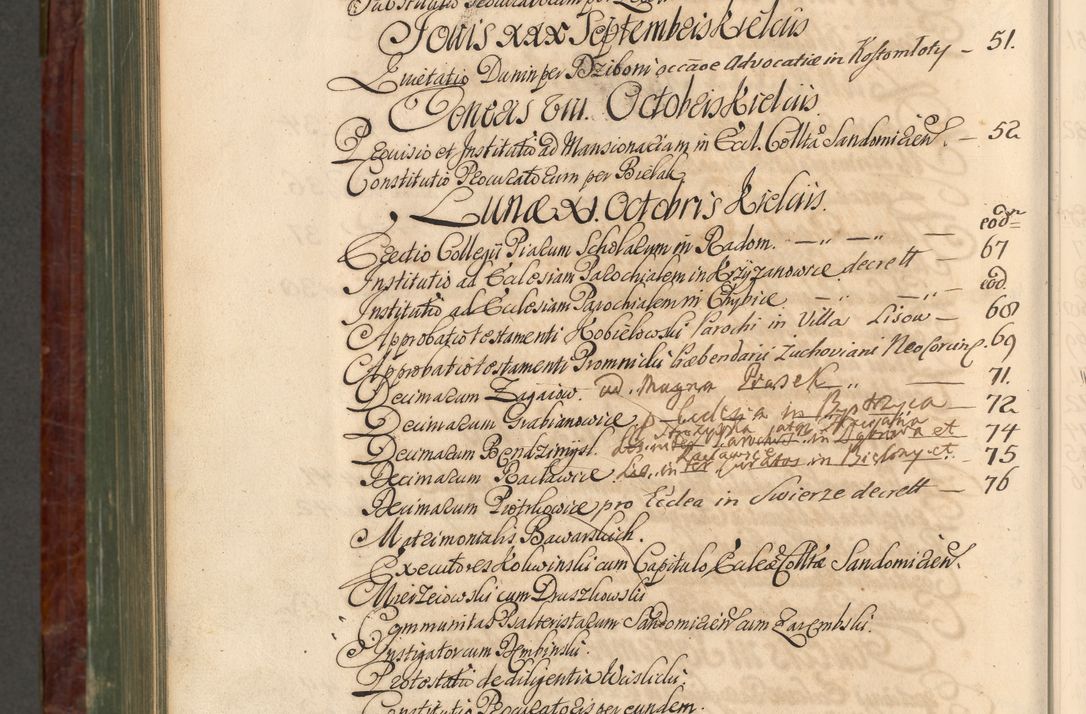 Zdjęcie nr 1129 dla obiektu archiwalnego: Acta actorum episcopalium R. D. Joannis a Małachowice Małachowski, episcopi Cracoviensis a die 16 Julii anni 1688 et 1689 acticatorum. Volumen IV