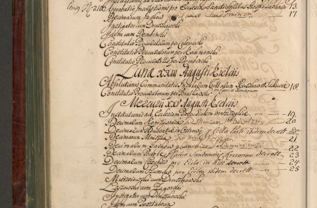 Zdjęcie nr 1127 dla obiektu archiwalnego: Acta actorum episcopalium R. D. Joannis a Małachowice Małachowski, episcopi Cracoviensis a die 16 Julii anni 1688 et 1689 acticatorum. Volumen IV