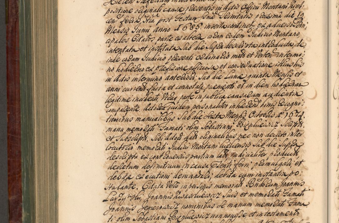 Zdjęcie nr 1111 dla obiektu archiwalnego: Acta actorum episcopalium R. D. Joannis a Małachowice Małachowski, episcopi Cracoviensis a die 16 Julii anni 1688 et 1689 acticatorum. Volumen IV