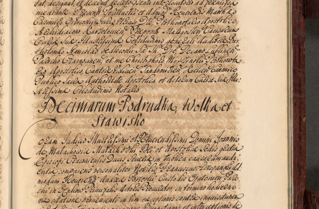 Zdjęcie nr 1108 dla obiektu archiwalnego: Acta actorum episcopalium R. D. Joannis a Małachowice Małachowski, episcopi Cracoviensis a die 16 Julii anni 1688 et 1689 acticatorum. Volumen IV