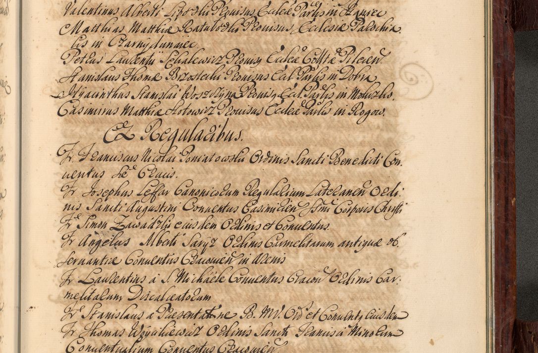 Zdjęcie nr 1104 dla obiektu archiwalnego: Acta actorum episcopalium R. D. Joannis a Małachowice Małachowski, episcopi Cracoviensis a die 16 Julii anni 1688 et 1689 acticatorum. Volumen IV