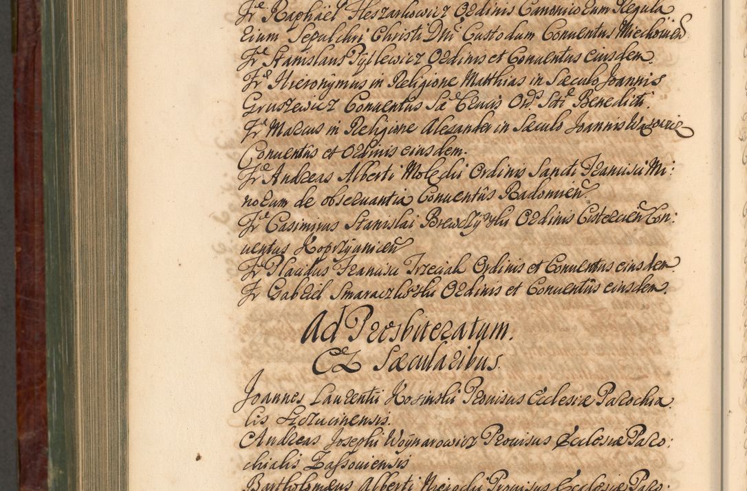 Zdjęcie nr 1103 dla obiektu archiwalnego: Acta actorum episcopalium R. D. Joannis a Małachowice Małachowski, episcopi Cracoviensis a die 16 Julii anni 1688 et 1689 acticatorum. Volumen IV