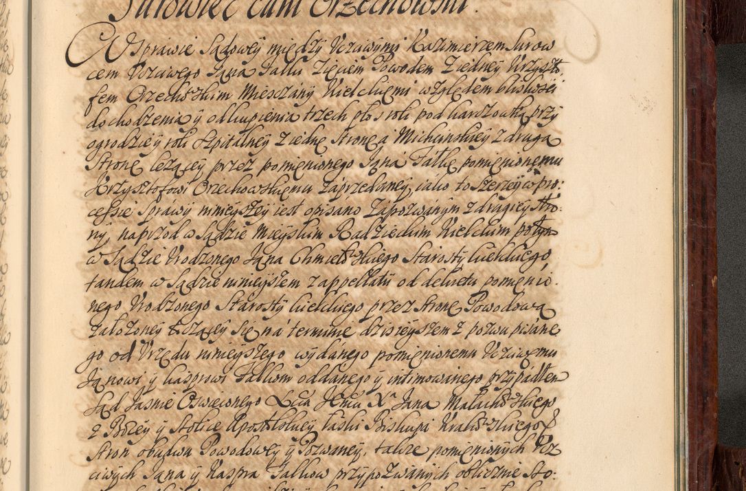 Zdjęcie nr 1094 dla obiektu archiwalnego: Acta actorum episcopalium R. D. Joannis a Małachowice Małachowski, episcopi Cracoviensis a die 16 Julii anni 1688 et 1689 acticatorum. Volumen IV