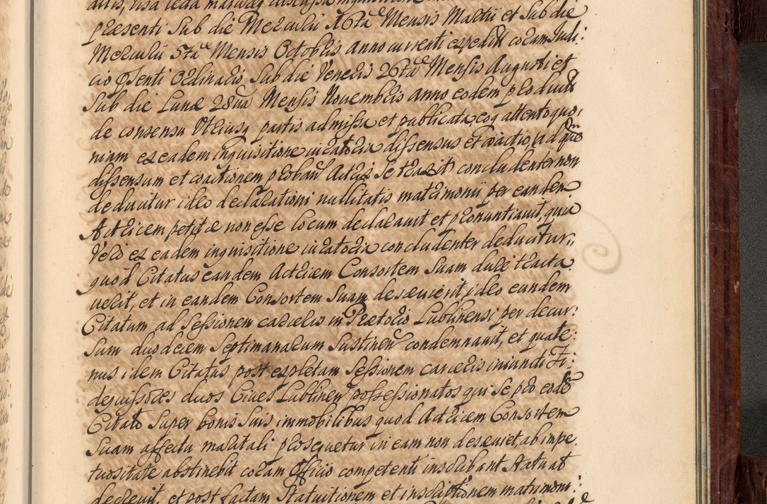 Zdjęcie nr 1090 dla obiektu archiwalnego: Acta actorum episcopalium R. D. Joannis a Małachowice Małachowski, episcopi Cracoviensis a die 16 Julii anni 1688 et 1689 acticatorum. Volumen IV