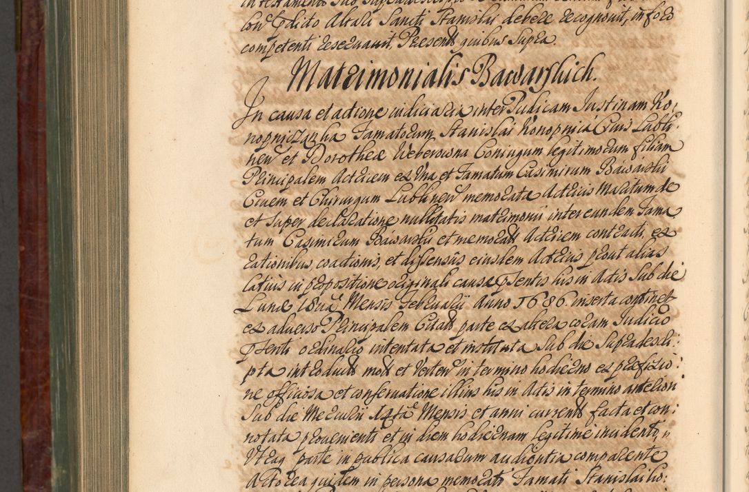 Zdjęcie nr 1089 dla obiektu archiwalnego: Acta actorum episcopalium R. D. Joannis a Małachowice Małachowski, episcopi Cracoviensis a die 16 Julii anni 1688 et 1689 acticatorum. Volumen IV