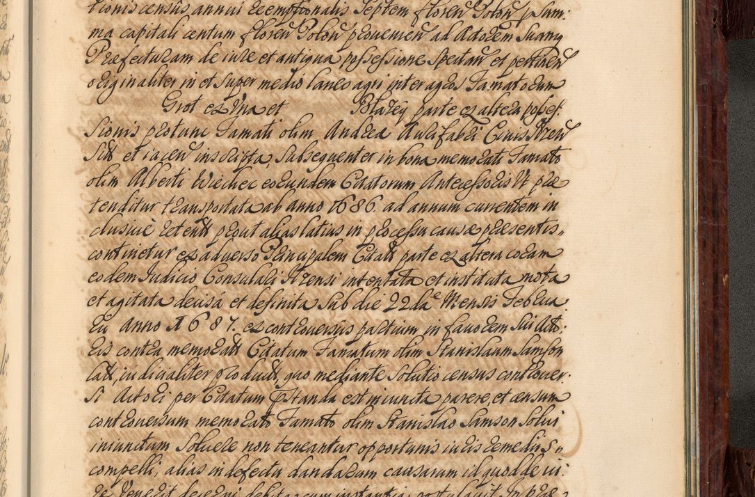 Zdjęcie nr 1086 dla obiektu archiwalnego: Acta actorum episcopalium R. D. Joannis a Małachowice Małachowski, episcopi Cracoviensis a die 16 Julii anni 1688 et 1689 acticatorum. Volumen IV