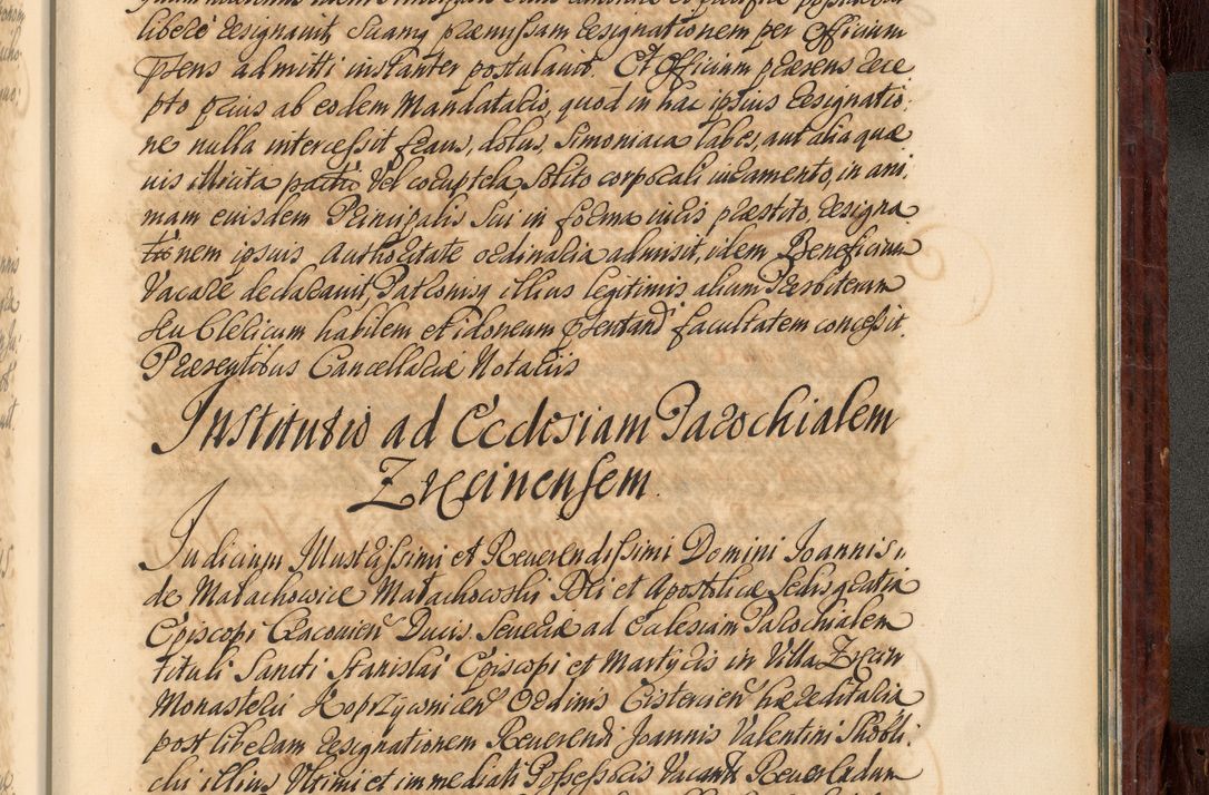 Zdjęcie nr 1084 dla obiektu archiwalnego: Acta actorum episcopalium R. D. Joannis a Małachowice Małachowski, episcopi Cracoviensis a die 16 Julii anni 1688 et 1689 acticatorum. Volumen IV