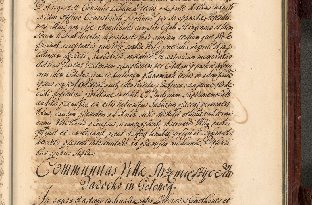 Zdjęcie nr 1080 dla obiektu archiwalnego: Acta actorum episcopalium R. D. Joannis a Małachowice Małachowski, episcopi Cracoviensis a die 16 Julii anni 1688 et 1689 acticatorum. Volumen IV