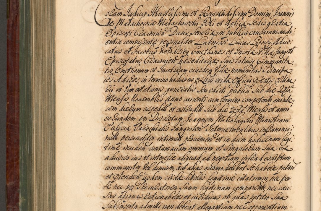 Zdjęcie nr 1071 dla obiektu archiwalnego: Acta actorum episcopalium R. D. Joannis a Małachowice Małachowski, episcopi Cracoviensis a die 16 Julii anni 1688 et 1689 acticatorum. Volumen IV