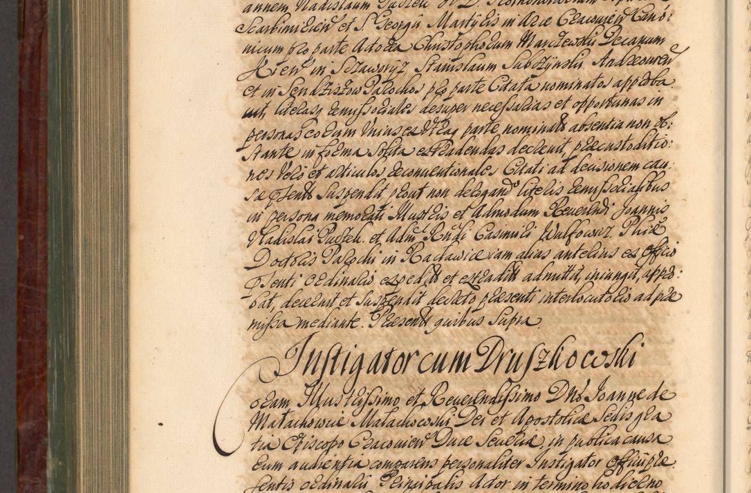 Zdjęcie nr 1063 dla obiektu archiwalnego: Acta actorum episcopalium R. D. Joannis a Małachowice Małachowski, episcopi Cracoviensis a die 16 Julii anni 1688 et 1689 acticatorum. Volumen IV