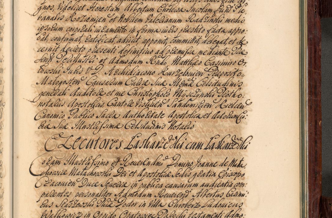 Zdjęcie nr 1060 dla obiektu archiwalnego: Acta actorum episcopalium R. D. Joannis a Małachowice Małachowski, episcopi Cracoviensis a die 16 Julii anni 1688 et 1689 acticatorum. Volumen IV