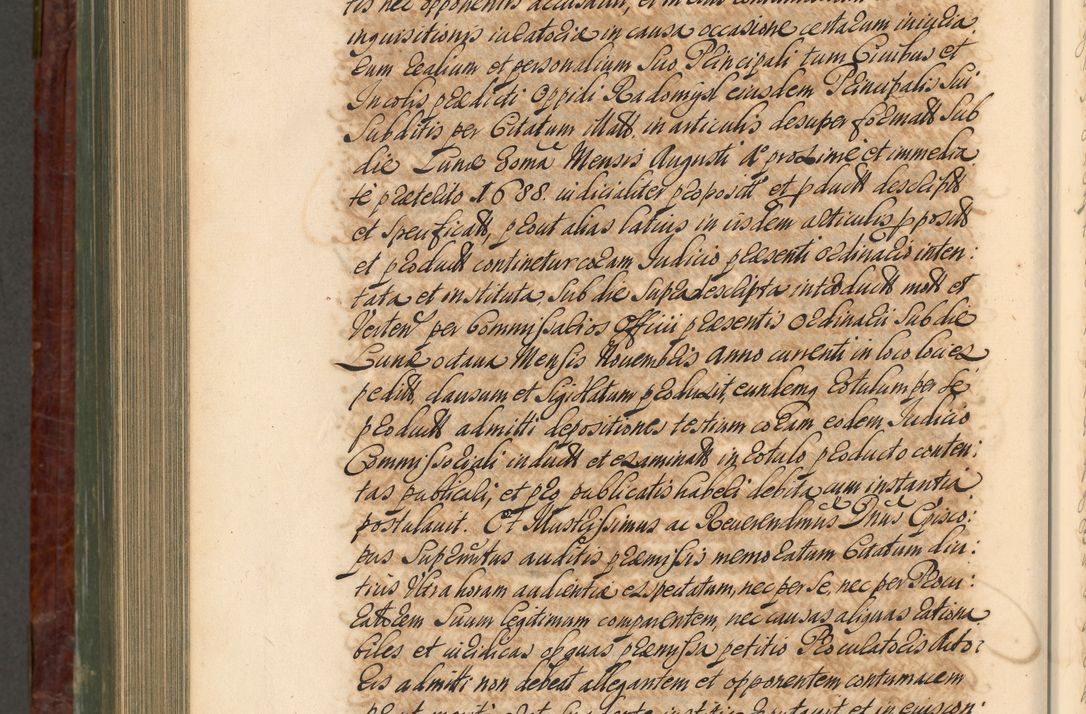 Zdjęcie nr 1051 dla obiektu archiwalnego: Acta actorum episcopalium R. D. Joannis a Małachowice Małachowski, episcopi Cracoviensis a die 16 Julii anni 1688 et 1689 acticatorum. Volumen IV