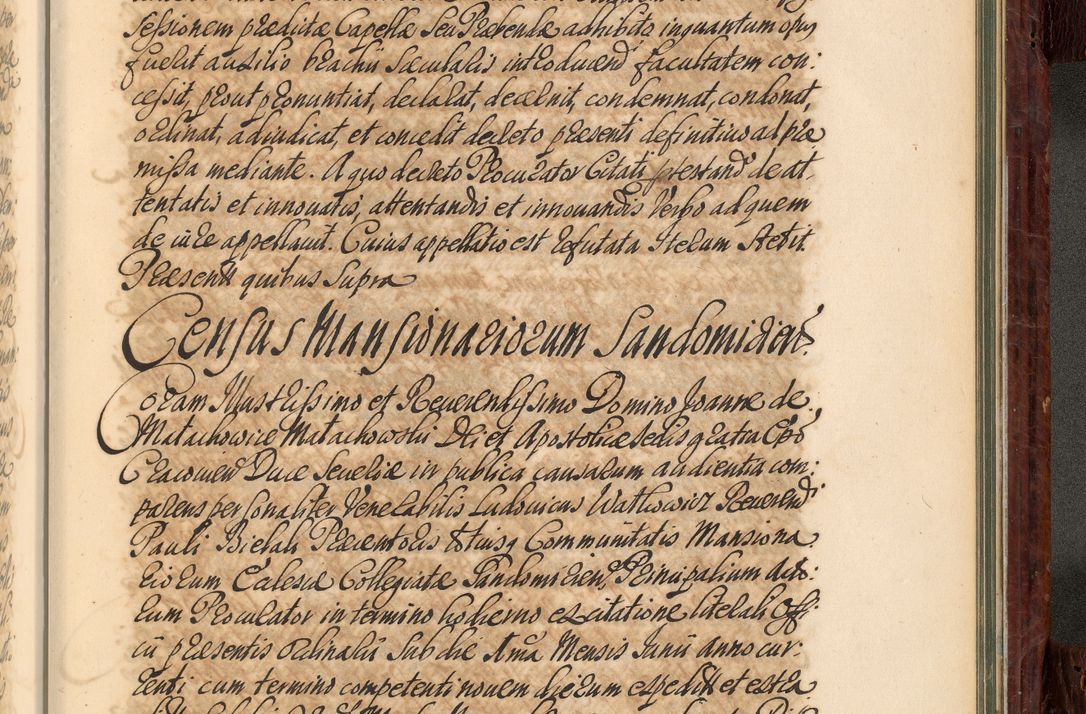 Zdjęcie nr 1048 dla obiektu archiwalnego: Acta actorum episcopalium R. D. Joannis a Małachowice Małachowski, episcopi Cracoviensis a die 16 Julii anni 1688 et 1689 acticatorum. Volumen IV