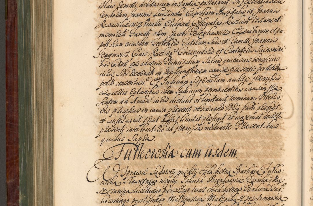 Zdjęcie nr 1039 dla obiektu archiwalnego: Acta actorum episcopalium R. D. Joannis a Małachowice Małachowski, episcopi Cracoviensis a die 16 Julii anni 1688 et 1689 acticatorum. Volumen IV