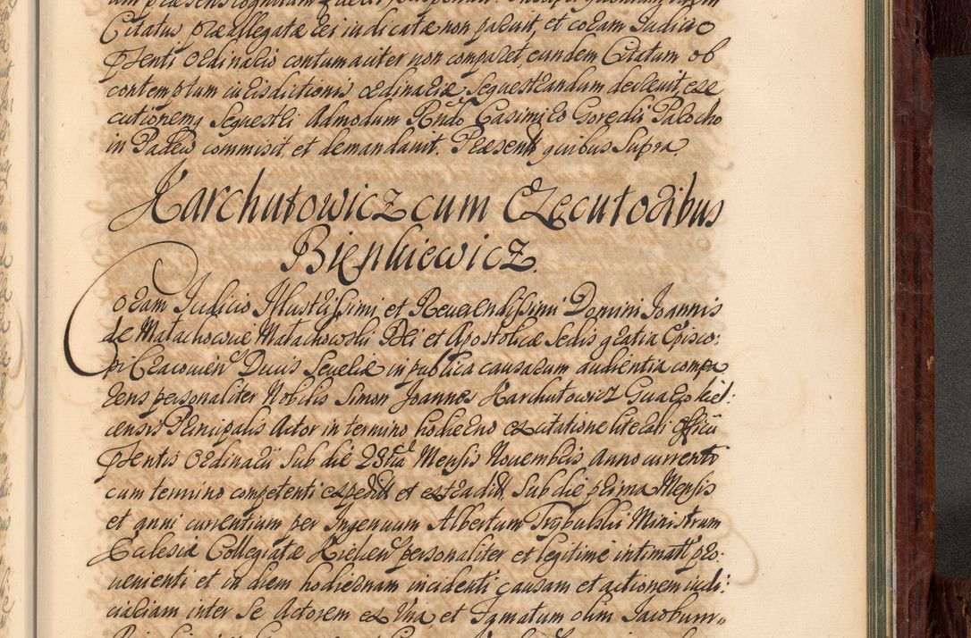 Zdjęcie nr 1038 dla obiektu archiwalnego: Acta actorum episcopalium R. D. Joannis a Małachowice Małachowski, episcopi Cracoviensis a die 16 Julii anni 1688 et 1689 acticatorum. Volumen IV