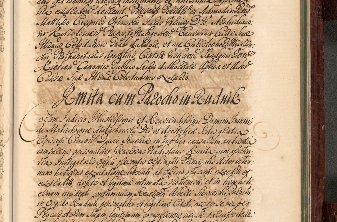 Zdjęcie nr 1036 dla obiektu archiwalnego: Acta actorum episcopalium R. D. Joannis a Małachowice Małachowski, episcopi Cracoviensis a die 16 Julii anni 1688 et 1689 acticatorum. Volumen IV
