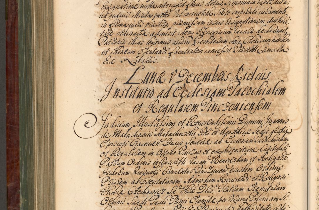 Zdjęcie nr 1035 dla obiektu archiwalnego: Acta actorum episcopalium R. D. Joannis a Małachowice Małachowski, episcopi Cracoviensis a die 16 Julii anni 1688 et 1689 acticatorum. Volumen IV