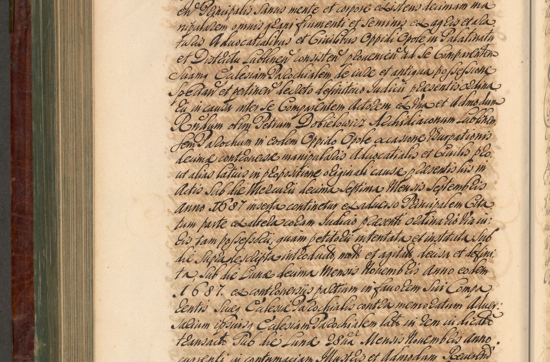 Zdjęcie nr 1033 dla obiektu archiwalnego: Acta actorum episcopalium R. D. Joannis a Małachowice Małachowski, episcopi Cracoviensis a die 16 Julii anni 1688 et 1689 acticatorum. Volumen IV