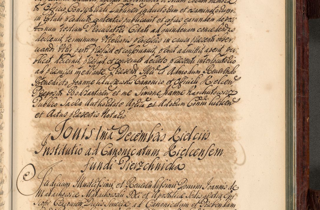 Zdjęcie nr 1024 dla obiektu archiwalnego: Acta actorum episcopalium R. D. Joannis a Małachowice Małachowski, episcopi Cracoviensis a die 16 Julii anni 1688 et 1689 acticatorum. Volumen IV