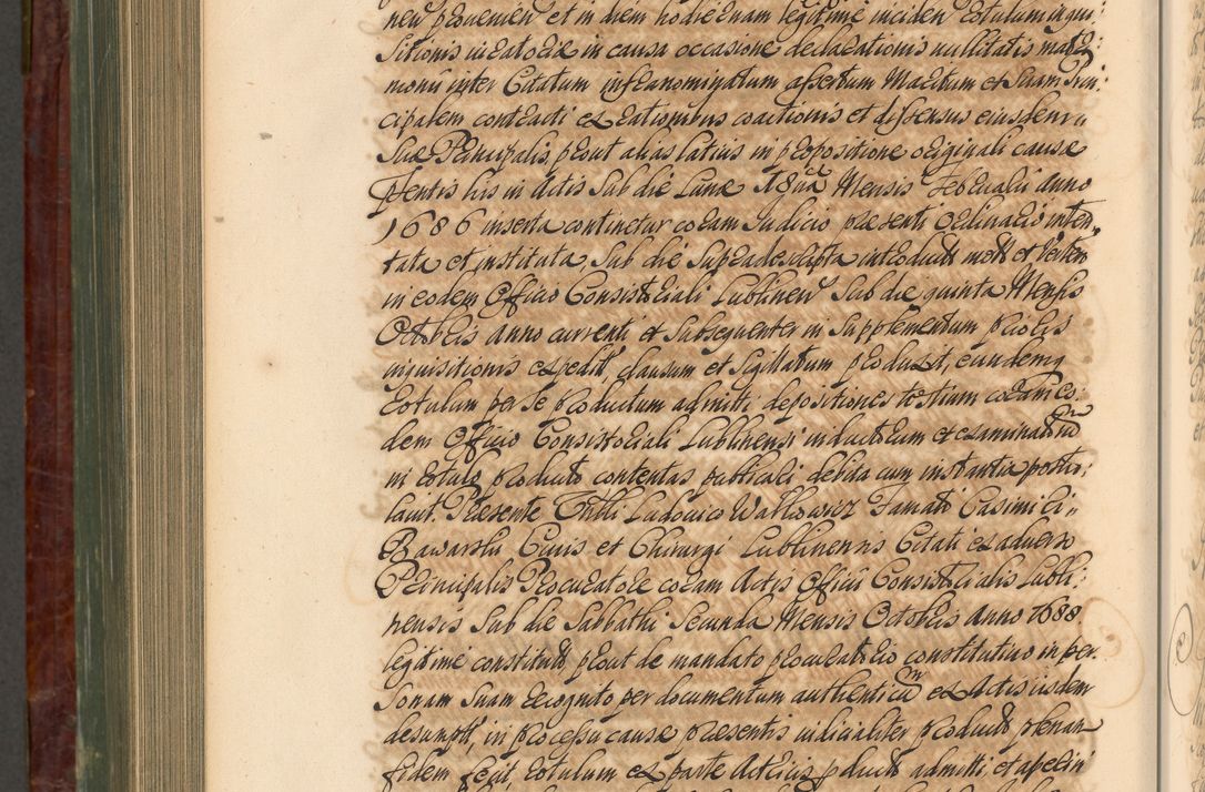 Zdjęcie nr 1023 dla obiektu archiwalnego: Acta actorum episcopalium R. D. Joannis a Małachowice Małachowski, episcopi Cracoviensis a die 16 Julii anni 1688 et 1689 acticatorum. Volumen IV