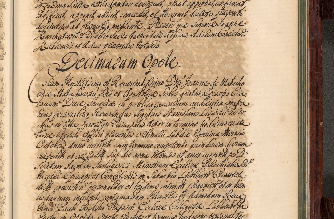 Zdjęcie nr 1020 dla obiektu archiwalnego: Acta actorum episcopalium R. D. Joannis a Małachowice Małachowski, episcopi Cracoviensis a die 16 Julii anni 1688 et 1689 acticatorum. Volumen IV