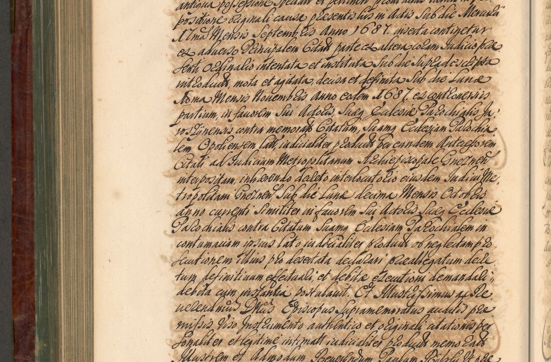 Zdjęcie nr 1021 dla obiektu archiwalnego: Acta actorum episcopalium R. D. Joannis a Małachowice Małachowski, episcopi Cracoviensis a die 16 Julii anni 1688 et 1689 acticatorum. Volumen IV