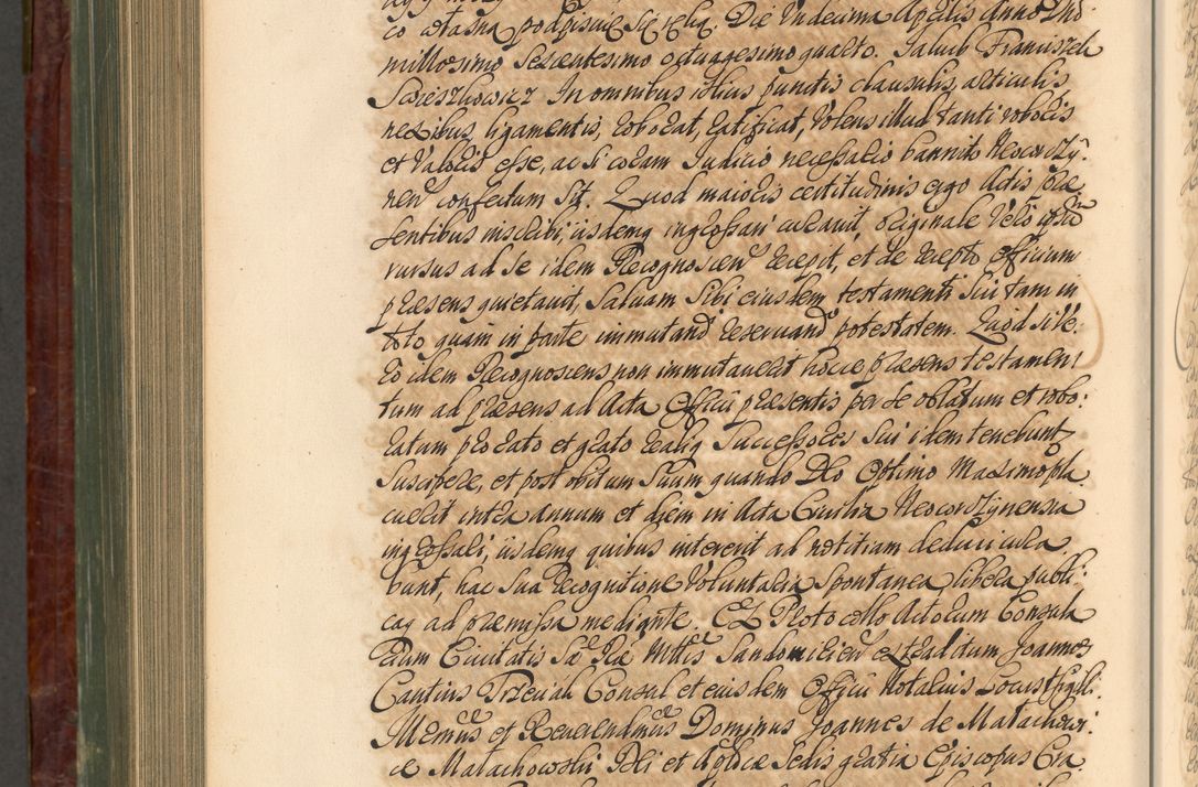 Zdjęcie nr 1019 dla obiektu archiwalnego: Acta actorum episcopalium R. D. Joannis a Małachowice Małachowski, episcopi Cracoviensis a die 16 Julii anni 1688 et 1689 acticatorum. Volumen IV