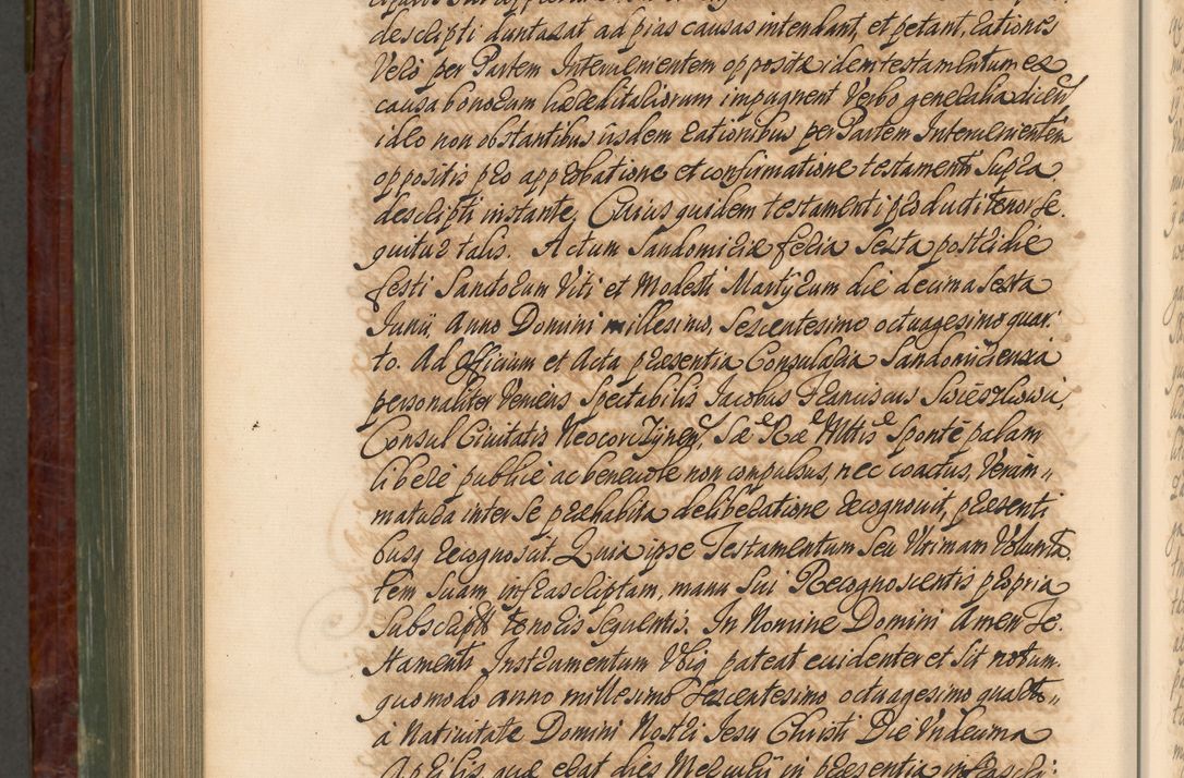 Zdjęcie nr 1015 dla obiektu archiwalnego: Acta actorum episcopalium R. D. Joannis a Małachowice Małachowski, episcopi Cracoviensis a die 16 Julii anni 1688 et 1689 acticatorum. Volumen IV